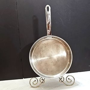 Martha Stewart Stainless Steel Skillet Frying Pan Round Shape with Handle